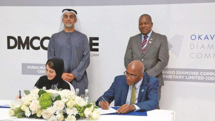 DMCC and Botswana Okavango Diamond Company sign MoU for industry development