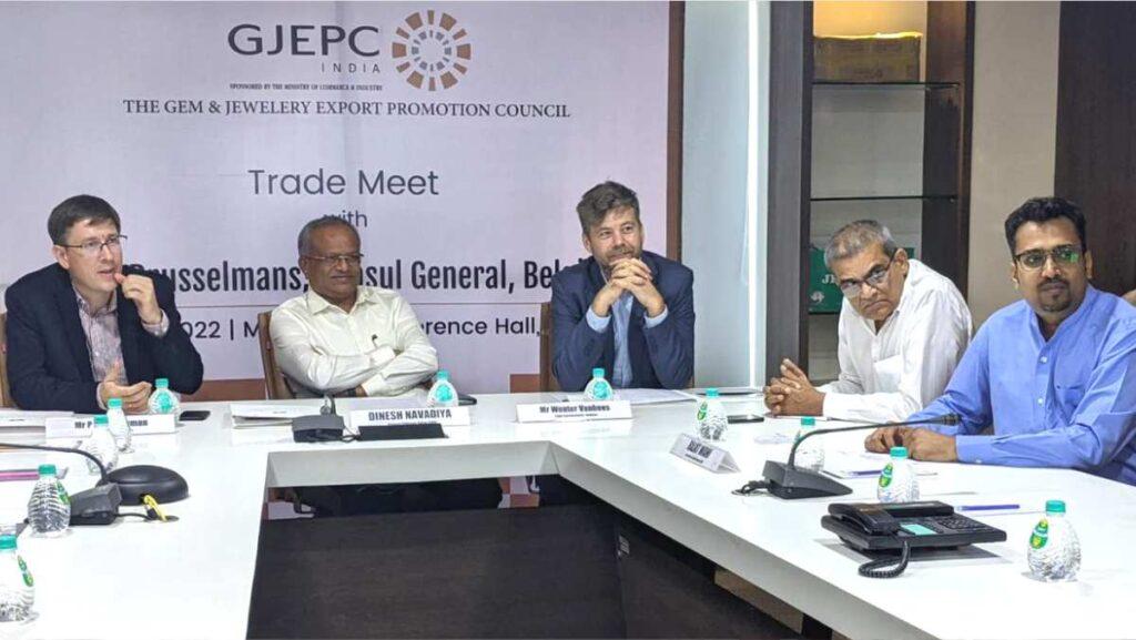 Pierre Brusselman visited the GJEPC Regional Office in India-2