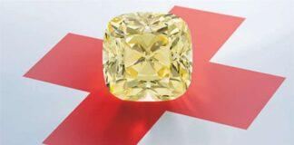 Christie's will auction the 205-carat Red Cross diamond for the third time in 104 years