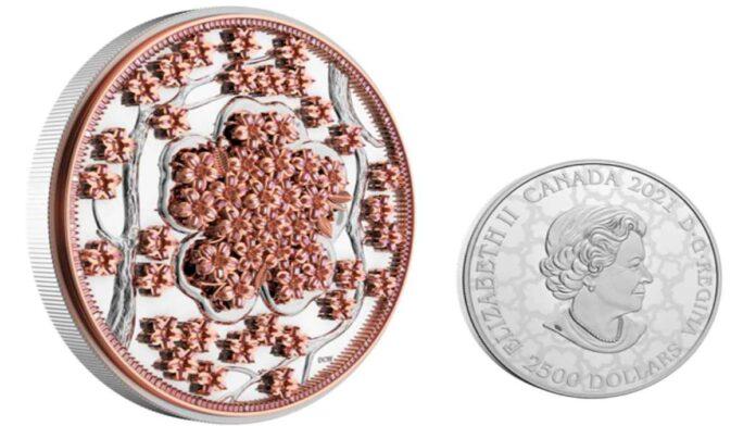 Coin set with 6.5-cts of Argyle Pinks Sells for a Record $1m