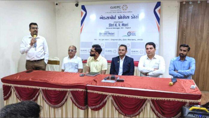 GJEPC Holds Certificate Course On G&J Export Process In Rajkot To Encourage Members For Direct Exports