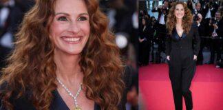 Julia Roberts all-out in Cannes with the 100-carat Yellow Gem