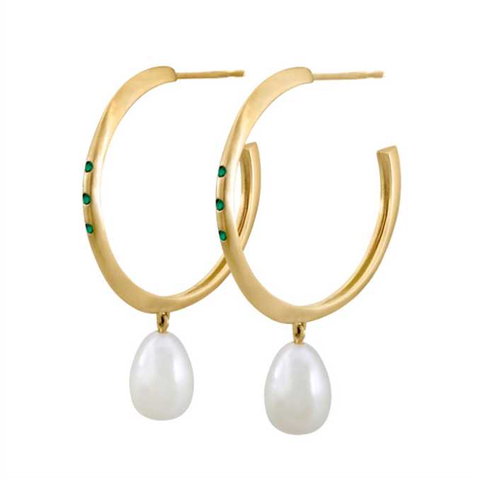 Sandy Leong x Gemfields Hoop Earrings