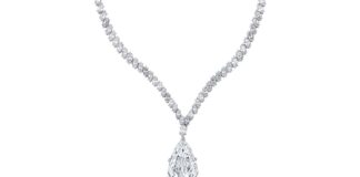 Harry Winston necklace with 38-carat giant Golconda diamond – worth just $7.5 million