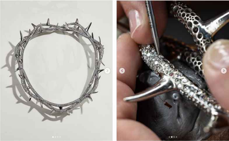 Rapper's Crown of Diamond Thorns, Made by Tiffany & Co-2