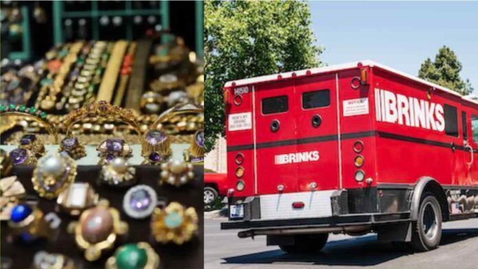 Brinks said the figure doesn't match the jewelers' losses in the record $100 million truck heist