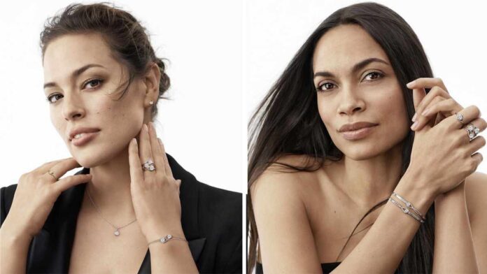 Pandora launches campaign to promote lab grown diamonds with Ashley Graham and Rosario Dawson