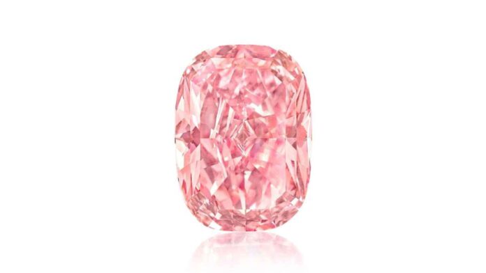 Rare pink 11.5-carat Williamson Pink Star diamond estimated to fetch $21 million at Sotheby's auction