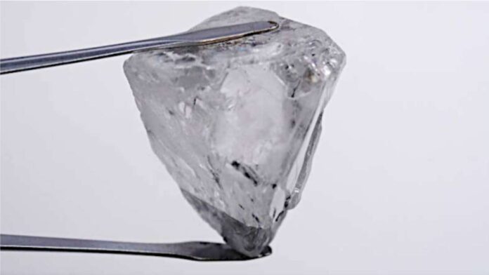 Lucapa unearthed a 160-carat diamond from the Lulo alluvial mine