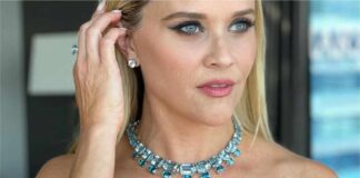 Reese Witherspoon stuns at Emmys with 210-carat sapphire necklace from Tiffany