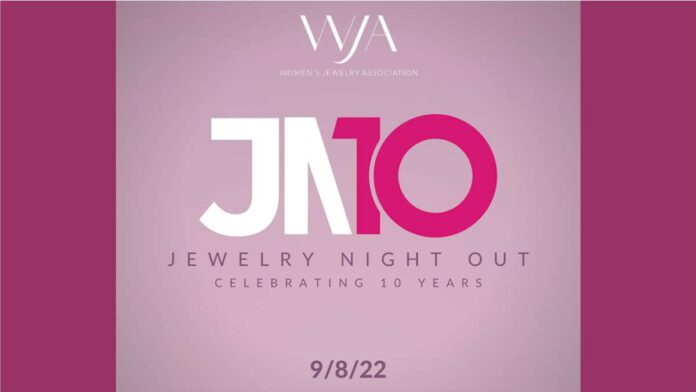 The Women's Jewelry Association will host the 10th annual Jewelry Night Out celebration in September