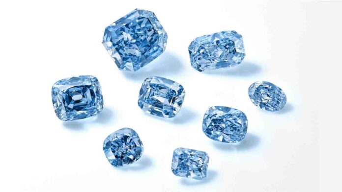 Sotheby's and De Beers announce sale of eight rare fancy blue diamonds valued at $70 million