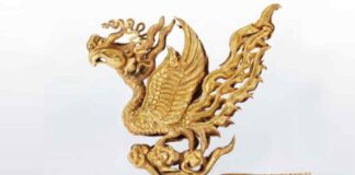 Hairpin with phoenix design Gold Song dynasty, 960–1279 Mengdiexuan Collection