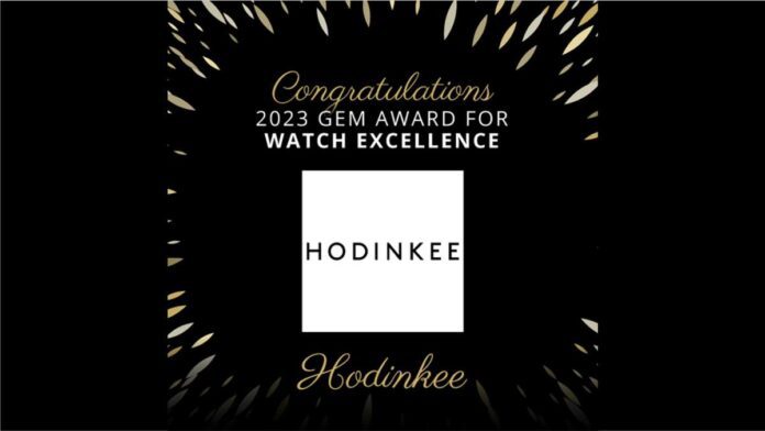 Hodinkee to Receive the 2023 GEM Award for Watch Excellence