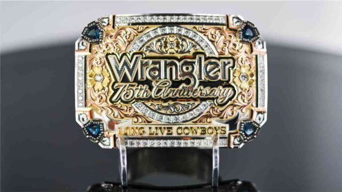 Wrangler® will auction off a $40,000 diamond custom cowboy buckle in support of the next generation of cowboys and cowgirls-1