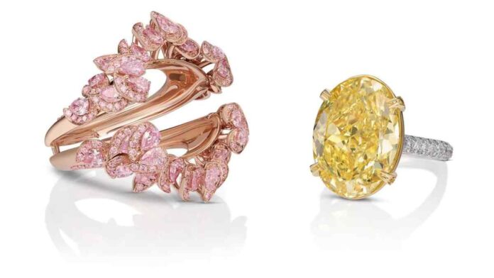 Rio Tinto’s rare yellow and pink diamonds showcased in symbolic ring-2