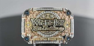 Wrangler Launches Diamond Encrusted Belt Buckle Auction in Support of Next Generation Cowboys and Cowgirls-1