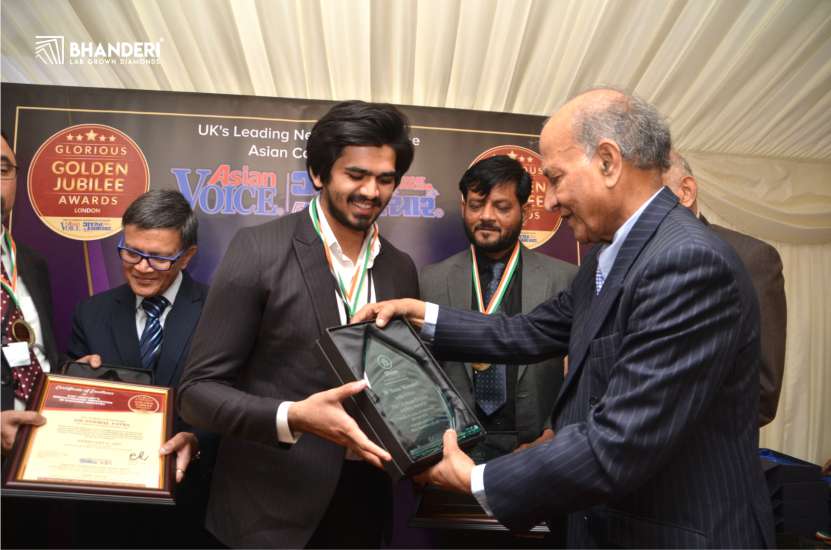 Surat's Bhanderi Labgrown Diamonds awarded prestigious award in London for innovation-6