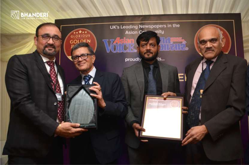 Surat's Bhanderi Labgrown Diamonds awarded prestigious award in London for innovation-8