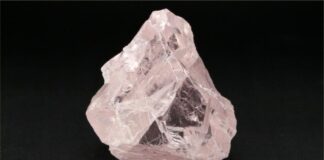 108-carat pink diamond was found in Lesotho mine