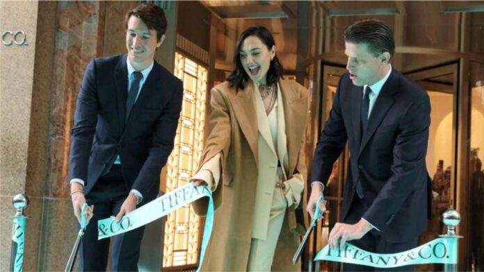 LVMHs Alexandre Arnault and Gal Gadot unveil Tiffany Co redesigned flagship New York store-1