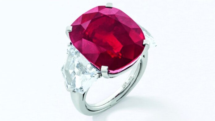 26-carat pink ruby did not fetch the expected price at Christie's auction