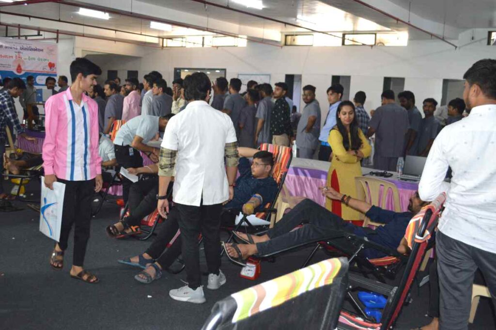 Blood Donation and Health Check-up Camp organized by Surat Diamond Association-6
