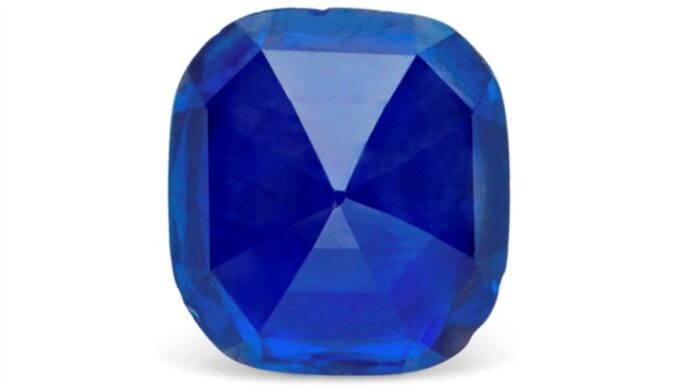 Royal 7.58 carat sapphire sold for $1 million