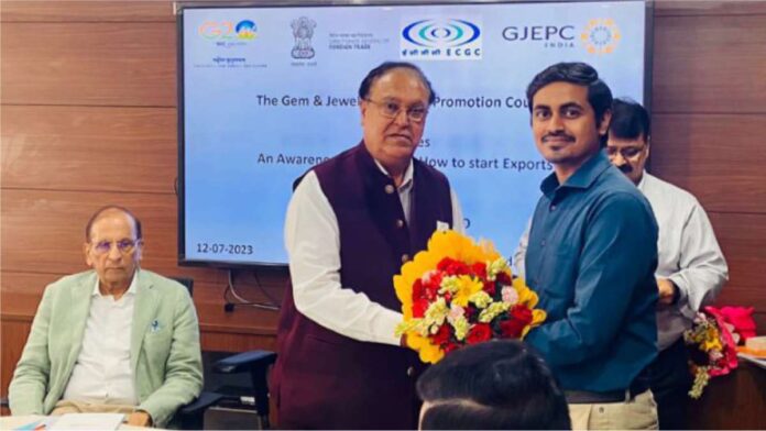 Workshop of GJEPC held on the subject of Jewellery Export in Delhi