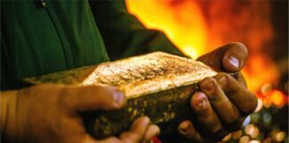 Barrick Mine's profit increased as gold prices increased