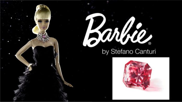 World's most expensive diamond barbie with 1 carat pink diamond