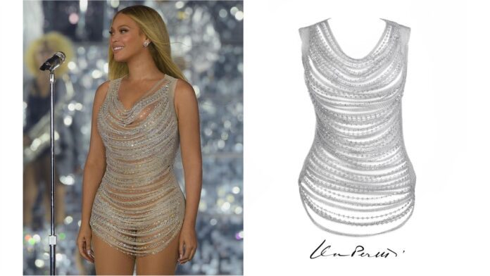 Dress made by Tiffany for American singer Beyonce in discussion-1