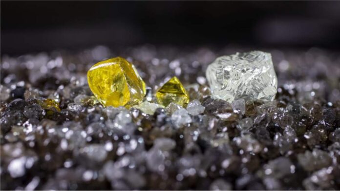 Amid slowdown in the market, sales of rough diamonds from the Ekati mine saw surge