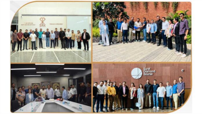 IIJS Premier's 40 Under 40 Club visits Surat Diamond Bourse