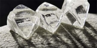 Petro diamonds rough prices fell