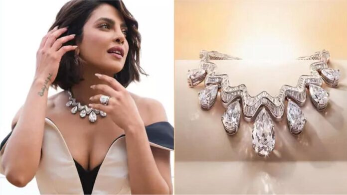 Priyanka Chopra wore 140 carat diamond necklace worth crores-1