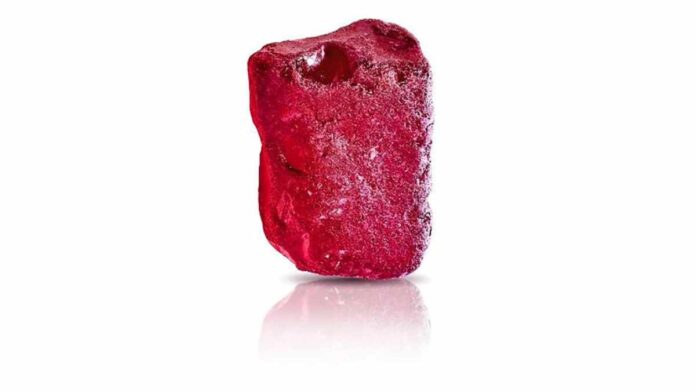 Gemfields earned 68-7 million dollars from ruby ​​auction