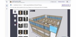 Exhibitors will be able to see their stall layout in 3D unique feature for IIJS exhibitions