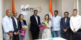 De Beers team visited GJEPC head office Mumbai