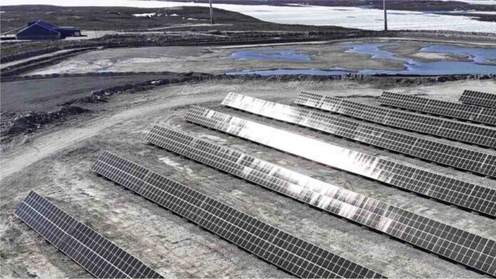 Diavik Diamond Mine completed installation of its 3-5 MW solar power plant