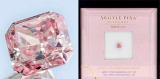 Loose 0-94 carat Argyle pink diamond to auctioned online