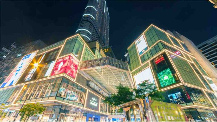 Sales of luxury goods in Hong Kong fell