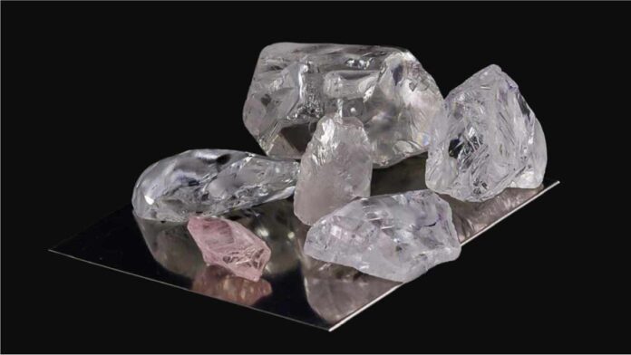 Special diamonds from 5 mines sold for 21-6 million dollar