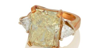 Yellow Diamond Expected to Fetch 70K dollar at John Moran Jewelry Sale