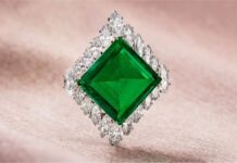 Aga Khan Emerald Brooch setting a world record for the most expensive emerald sold-1