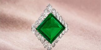 Aga Khan Emerald Brooch setting a world record for the most expensive emerald sold-1