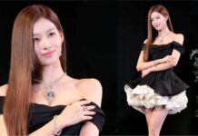 Sana wore 46 million Graff jewellery at Meya Prosperity Diamond event