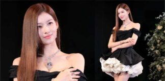 Sana wore 46 million Graff jewellery at Meya Prosperity Diamond event