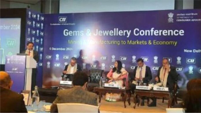 Sabyasachi Ray talks about labgrown diamonds at CII Gems and Jewellery Conference