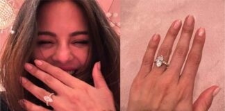 Selena Gomez flaunting her 1 million Diamond Engagement Ring-1